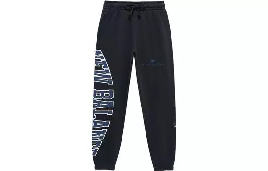 Мужские трикотажные спортивные штаны New Balance, цвет Black