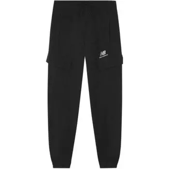 Мужские трикотажные спортивные штаны New Balance, цвет Black