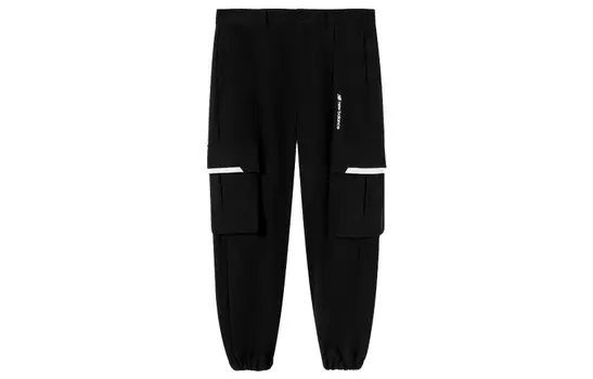 Мужские трикотажные спортивные штаны New Balance, цвет Black