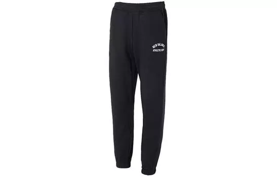 Мужские трикотажные спортивные штаны New Balance, цвет Black