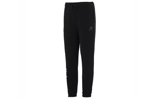 Мужские трикотажные спортивные штаны New Balance, цвет Black