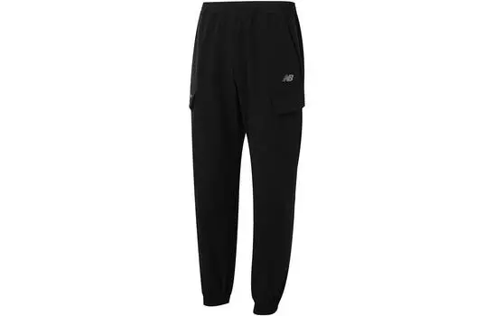 Мужские трикотажные спортивные штаны New Balance, цвет Black