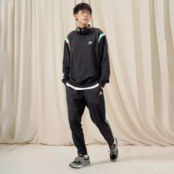 Мужские трикотажные спортивные штаны New Balance, цвет Black