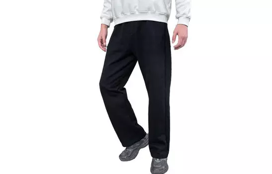 Мужские трикотажные спортивные штаны New Balance, цвет Black
