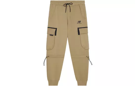 Мужские трикотажные спортивные штаны New Balance, Хаки