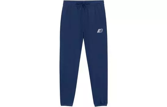 Мужские спортивные штаны New Balance трикотажные, темно-синий