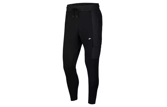 Мужские трикотажные спортивные штаны Nike, Черный