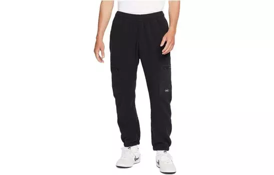 Мужские трикотажные спортивные штаны Nike, Черный