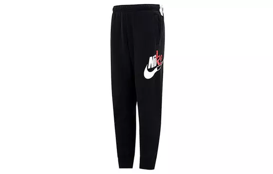 Мужские трикотажные спортивные штаны Nike, Черный