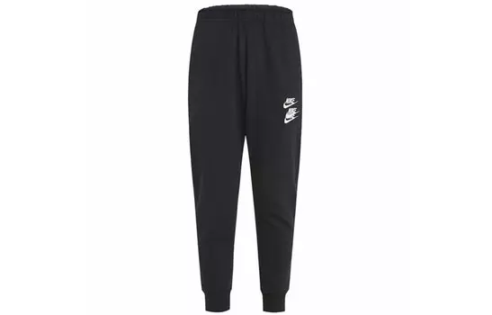 Мужские трикотажные спортивные штаны Nike, Черный