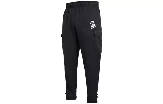 Мужские трикотажные спортивные штаны Nike, Черный