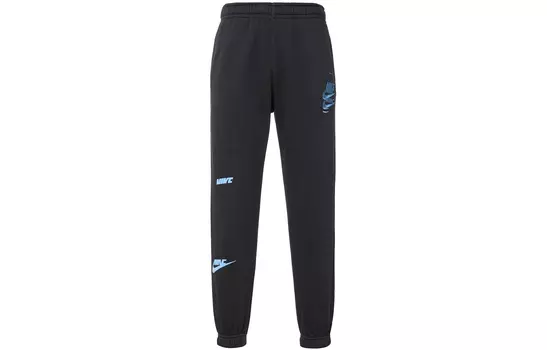 Мужские трикотажные спортивные штаны Nike, Черный