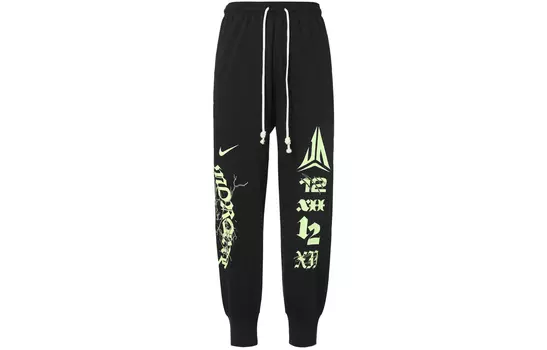 Мужские трикотажные спортивные штаны Nike, Черный