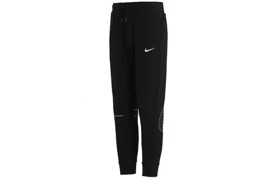 Мужские трикотажные спортивные штаны Nike, Черный