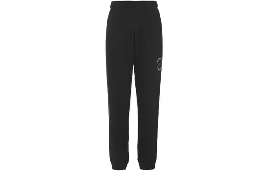 Мужские трикотажные спортивные штаны Nike, цвет Black