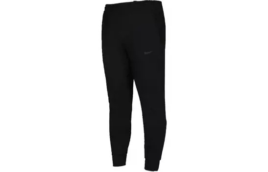 Мужские трикотажные спортивные штаны Nike, цвет Black