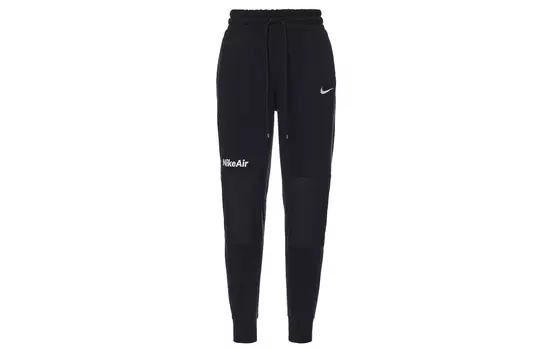 Мужские трикотажные спортивные штаны Nike, цвет Black