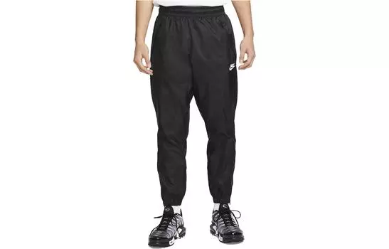 Мужские трикотажные спортивные штаны Nike, цвет Black