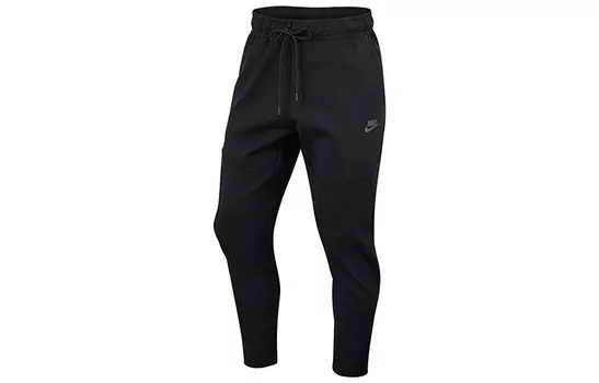 Мужские трикотажные спортивные штаны Nike, цвет Black
