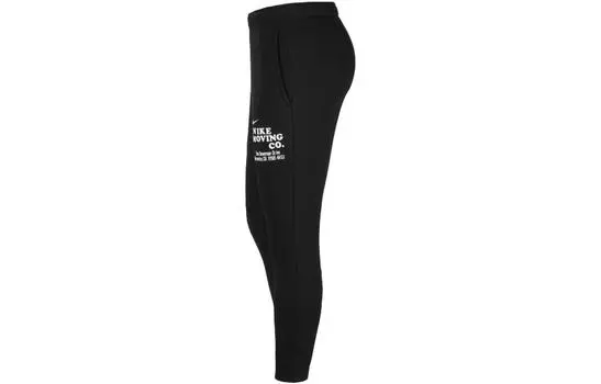 Мужские трикотажные спортивные штаны Nike, цвет Black
