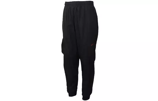 Мужские трикотажные спортивные штаны Nike, цвет Black