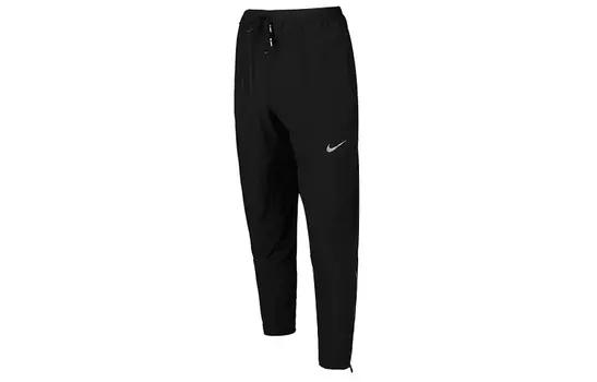 Мужские трикотажные спортивные штаны Nike, цвет Black