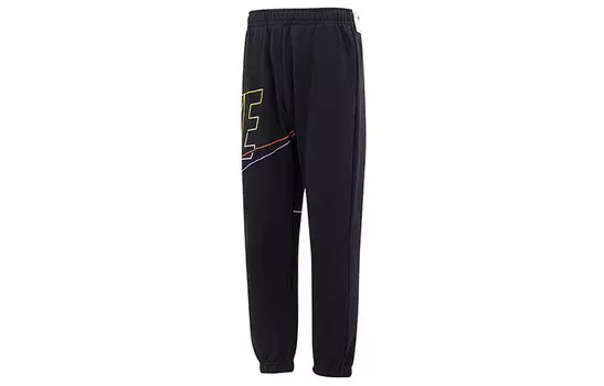 Мужские трикотажные спортивные штаны Nike, цвет Black