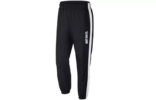 Мужские трикотажные спортивные штаны Nike, цвет Black