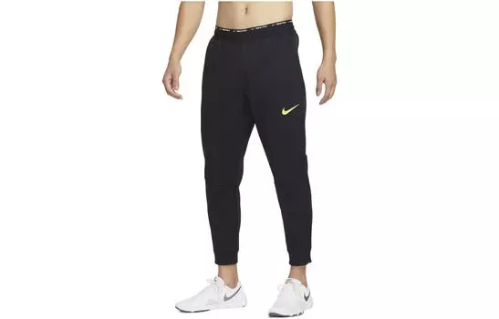 Мужские трикотажные спортивные штаны Nike, цвет Black