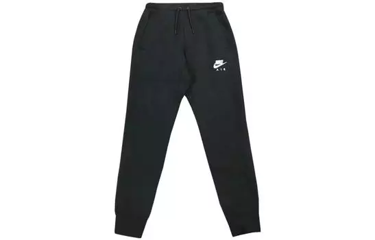 Мужские трикотажные спортивные штаны Nike, цвет Black
