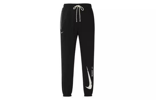 Мужские трикотажные спортивные штаны Nike, цвет Black