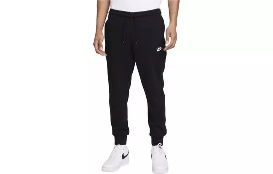 Мужские трикотажные спортивные штаны Nike, цвет Black