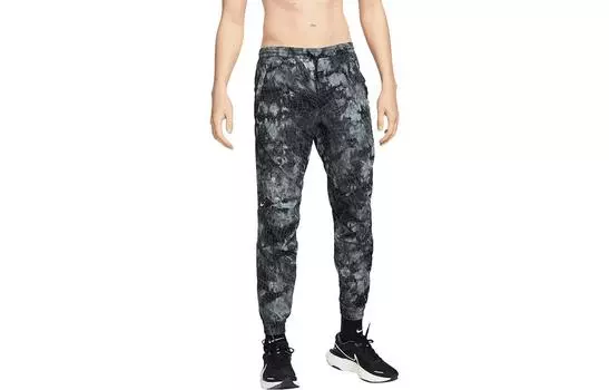 Мужские трикотажные спортивные штаны Nike, цвет Black