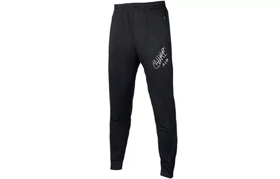 Мужские трикотажные спортивные штаны Nike, цвет Black