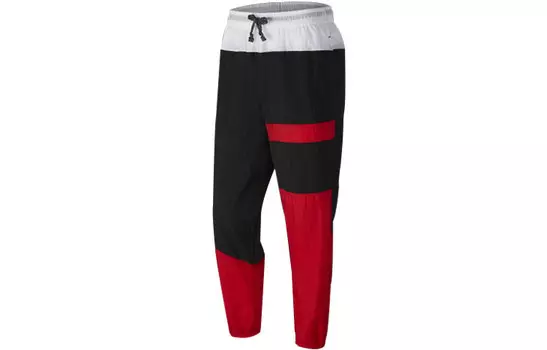 Мужские трикотажные спортивные штаны Nike, цвет Black/Red
