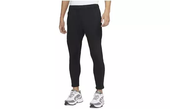 Мужские трикотажные спортивные штаны Nike, цвет Black
