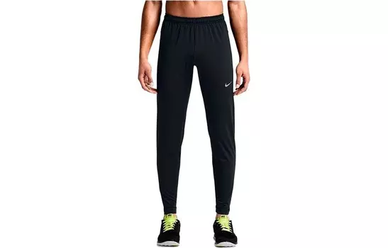Мужские трикотажные спортивные штаны Nike, цвет Black