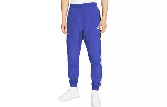 Мужские трикотажные спортивные штаны Nike, цвет Blue