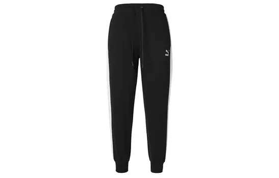 Мужские трикотажные спортивные штаны Puma, цвет Black