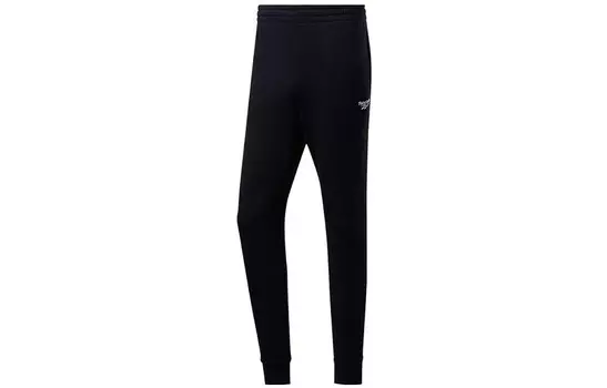 Мужские трикотажные спортивные штаны Reebok, цвет Black