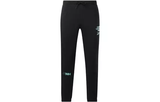 Мужские трикотажные спортивные штаны Reebok, цвет Black