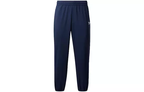 Мужские трикотажные штаны Reebok спортивные, темно-синий