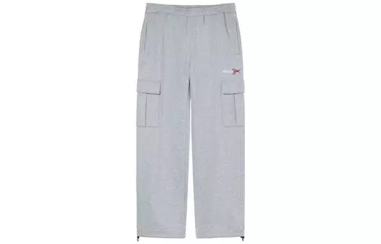 Мужские трикотажные спортивные штаны Stussy, цвет Black