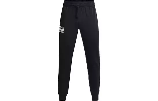 Мужские трикотажные спортивные штаны Under Armour, цвет Black
