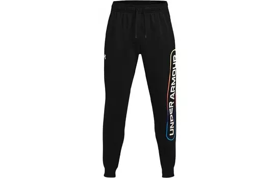 Мужские трикотажные спортивные штаны Under Armour, цвет Black