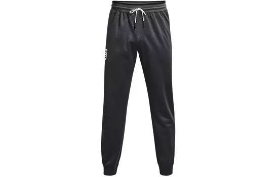 Мужские трикотажные спортивные штаны Under Armour, цвет Black