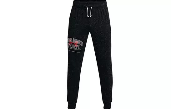 Мужские трикотажные спортивные штаны Under Armour, цвет Black