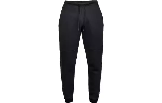 Мужские трикотажные спортивные штаны Under Armour, цвет Black
