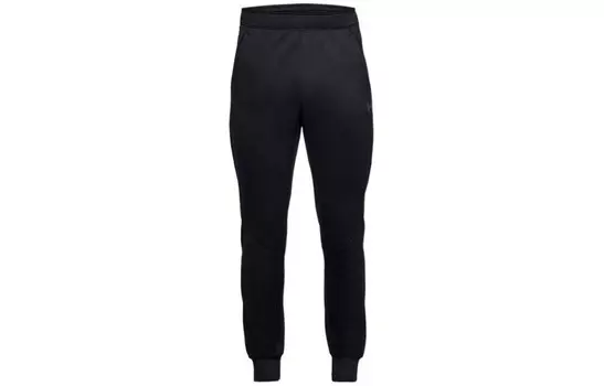 Мужские трикотажные спортивные штаны Under Armour, цвет Black