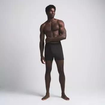 Мужские трикотажные трусы-боксеры, 3 шт. в упаковке SKIMS, цвет onyx